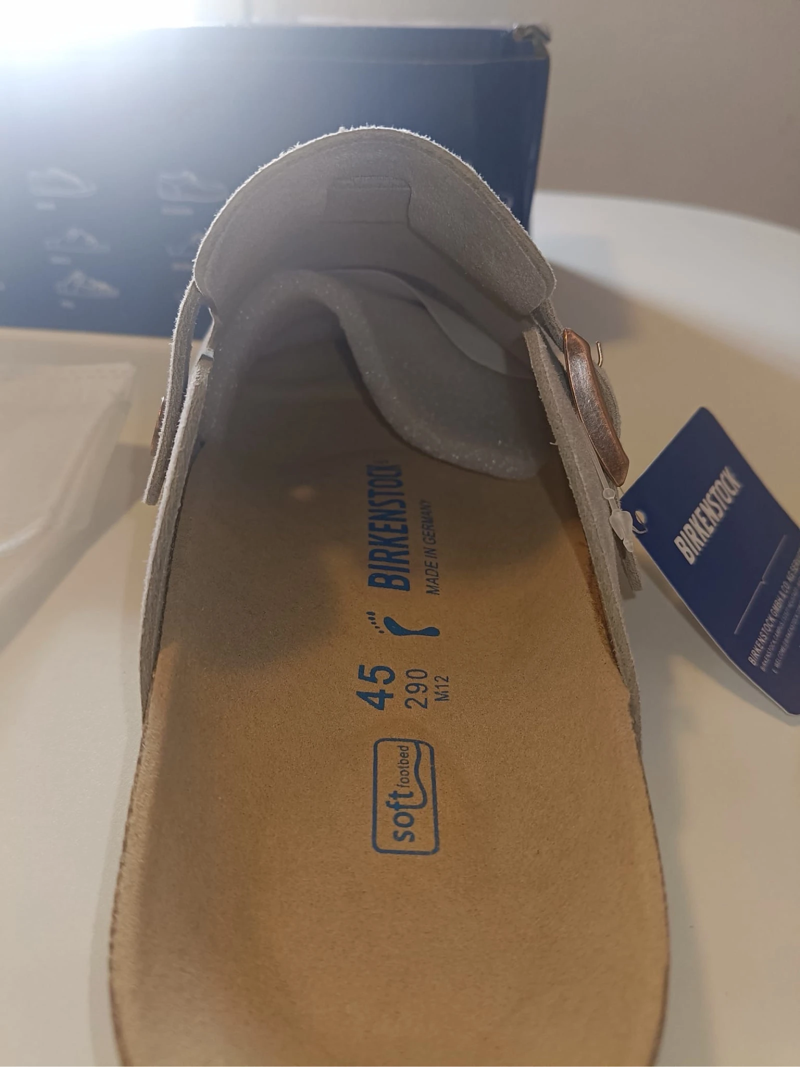 Birkenstock Boston soft brancas tamanho 45 – photo 7
